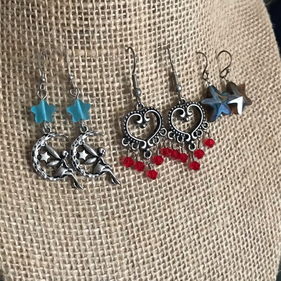 Earrings- 3 pair - Picture 2 of 4